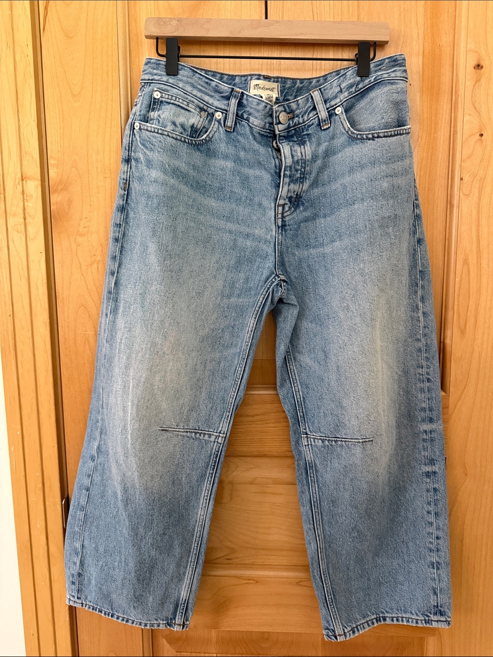 Madewell darted barrel leg Jeans 29P